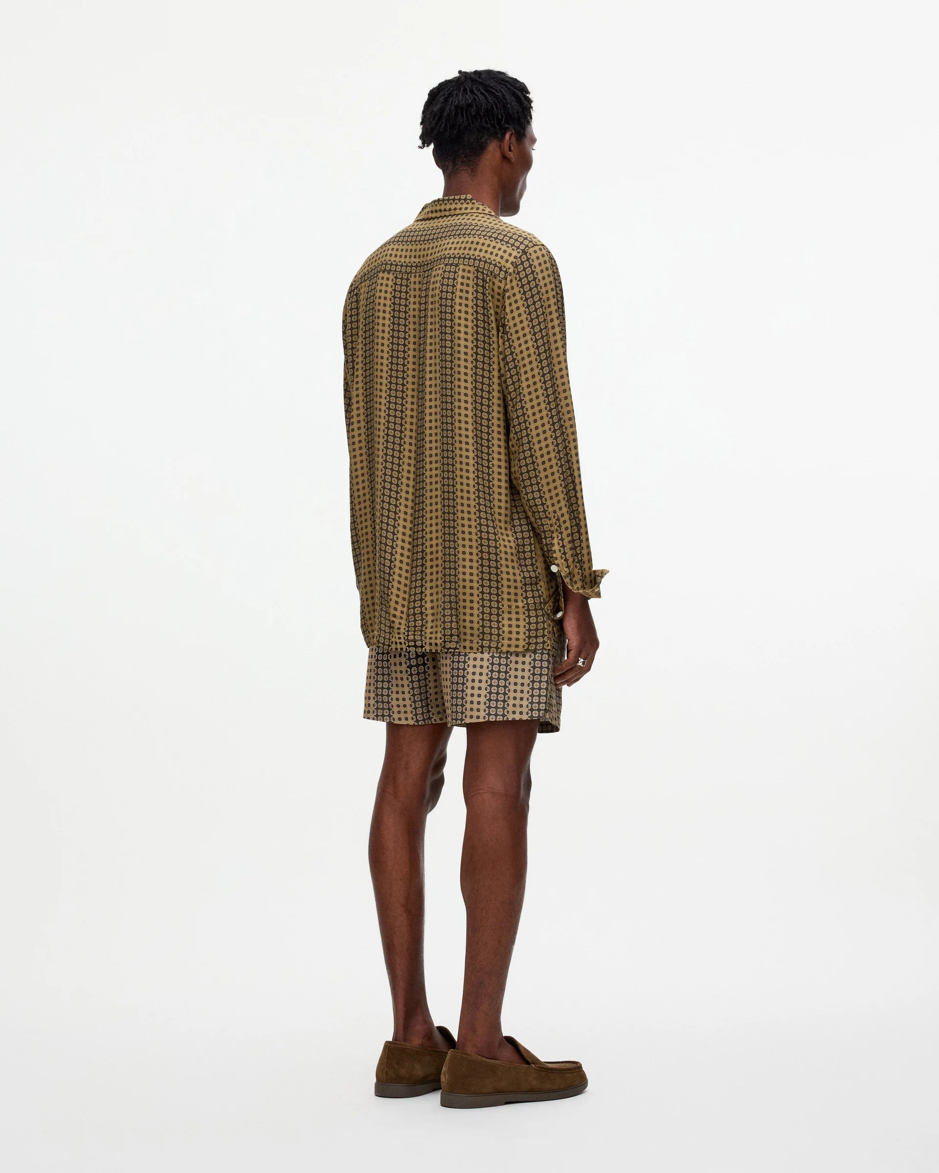 Camicia viscosa Regalia manica lunga OAS