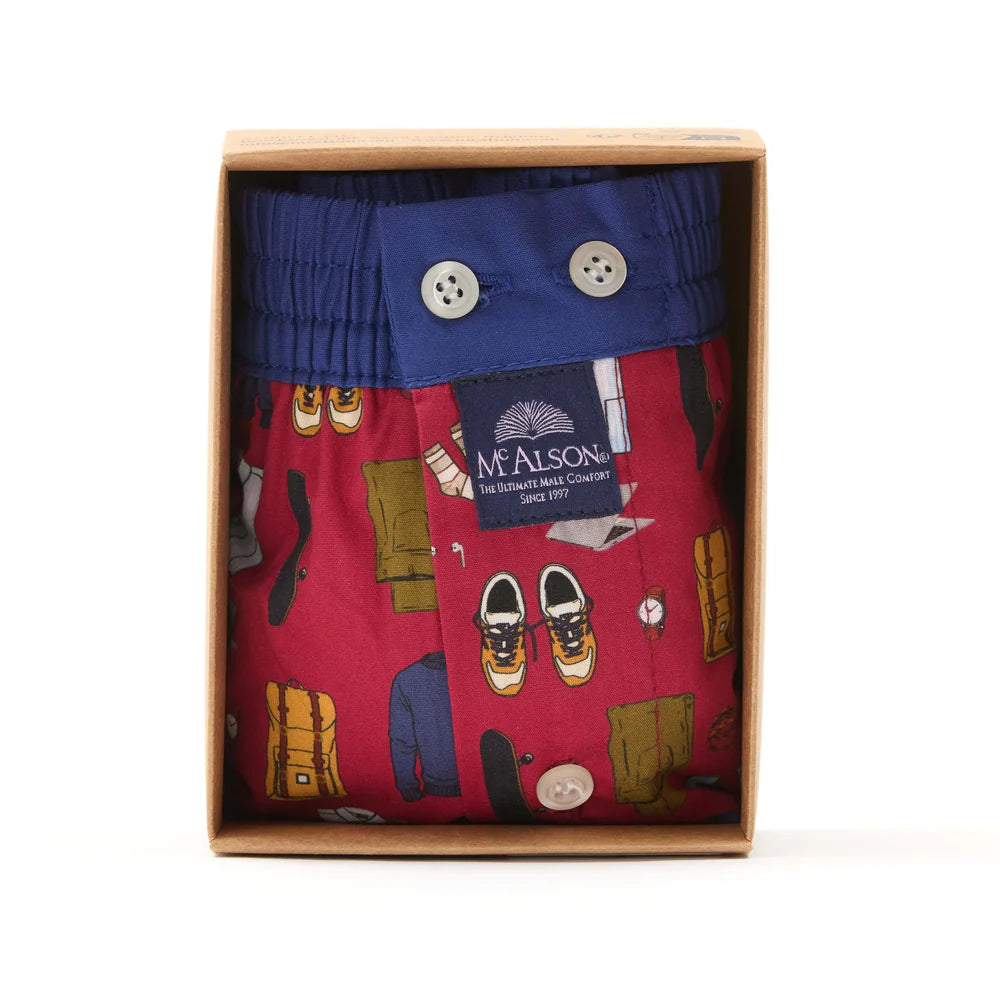 Boxer modern man essential burgundy McAlson