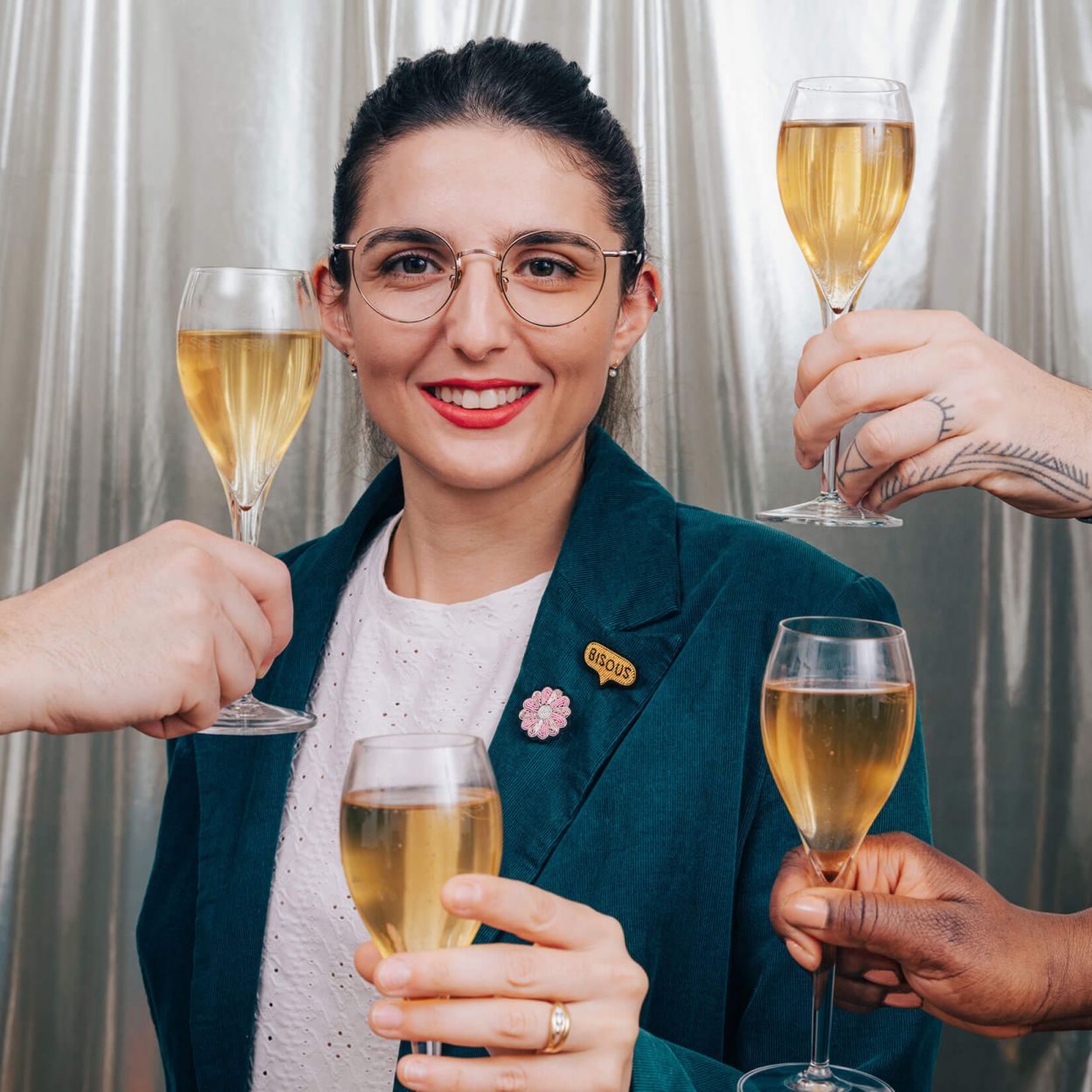 Spilla bisous gold Macon & Lesquoy