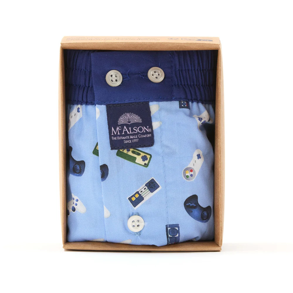 Boxer gaming console light blue McAlson
