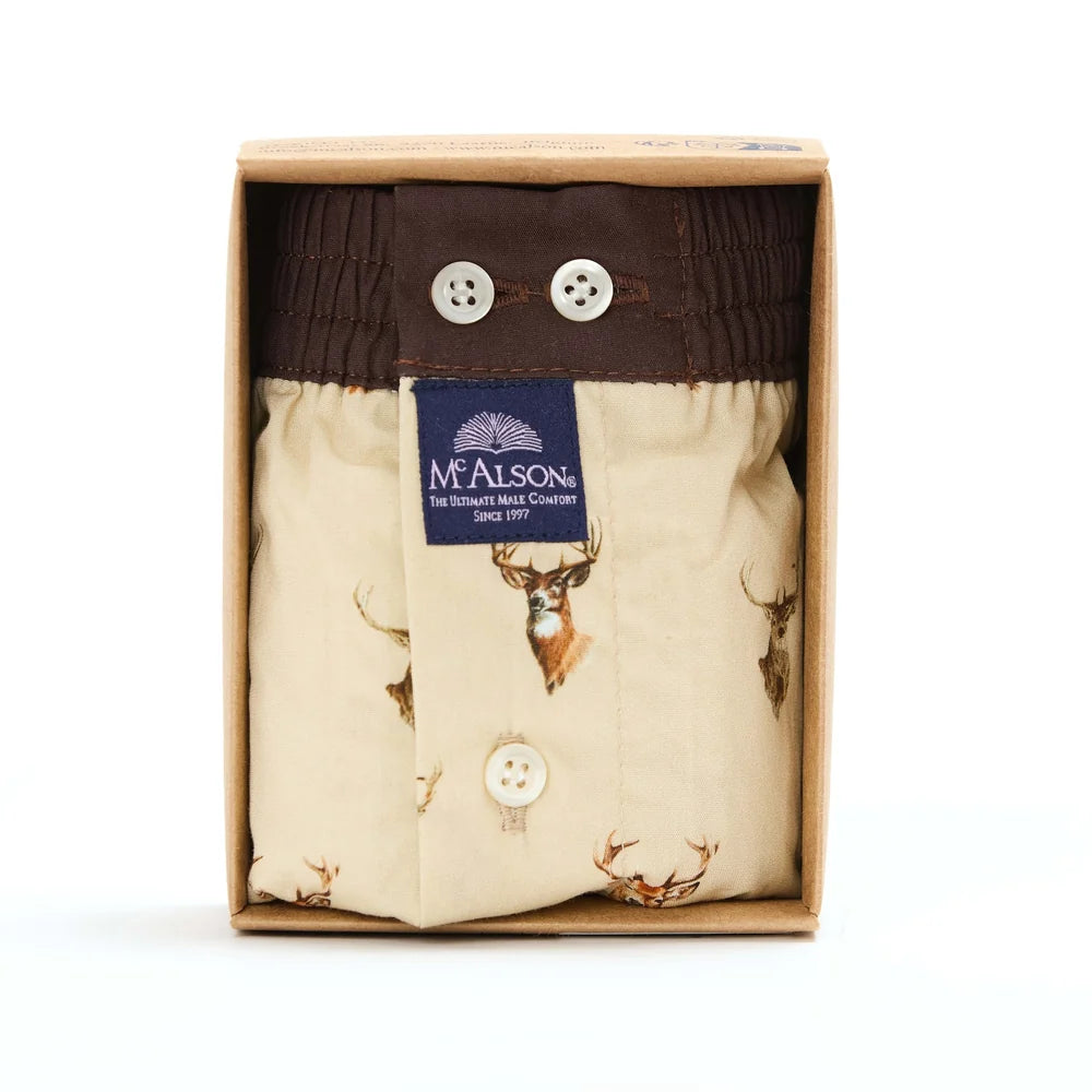 Boxer fantasia cervo beige McAlson