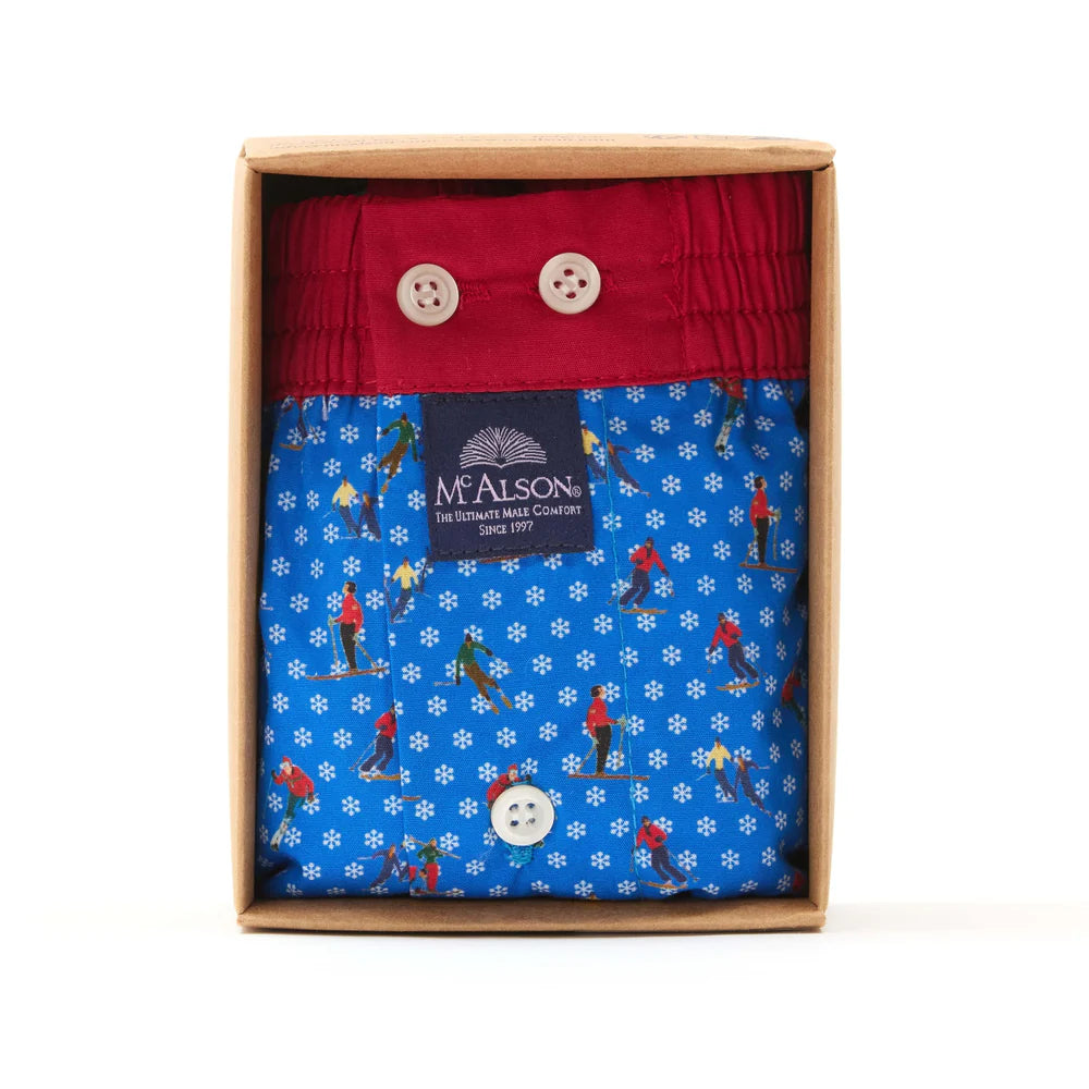 Boxer sciatori royal blue McAlson