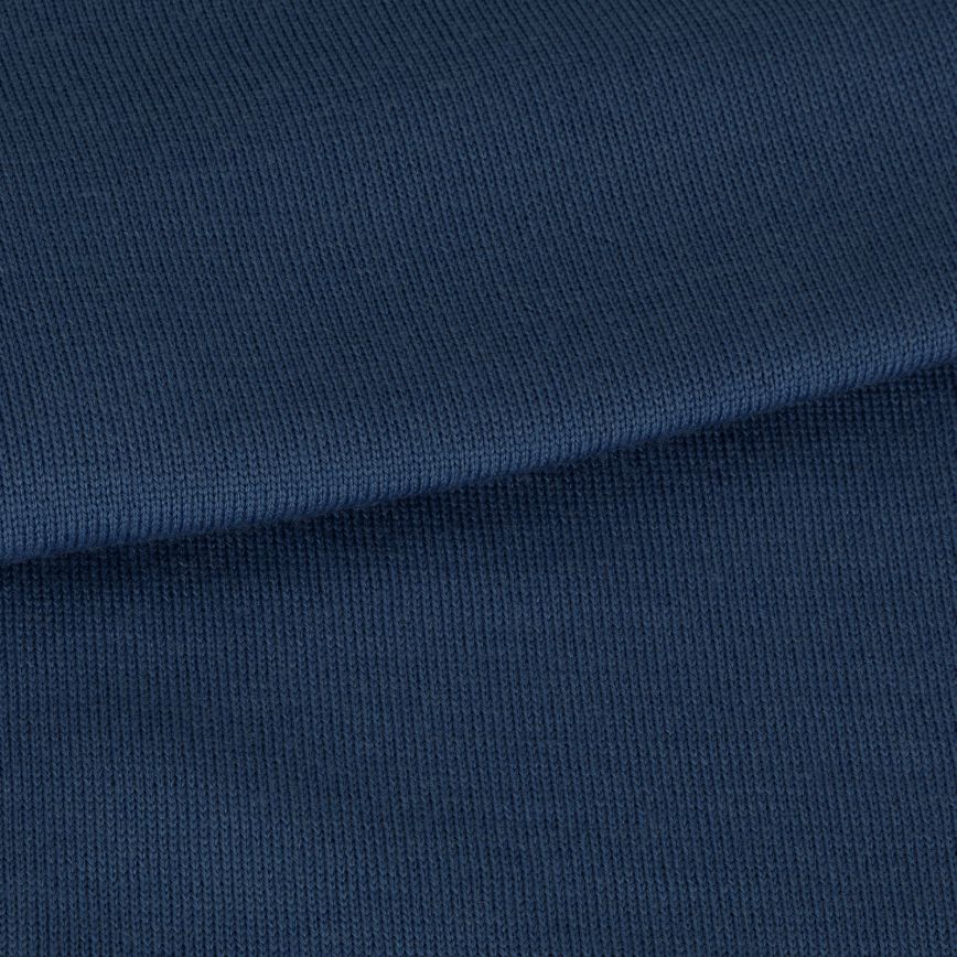 Polo dorset manica lunga extra fine merino wool Charles blue John Smedley