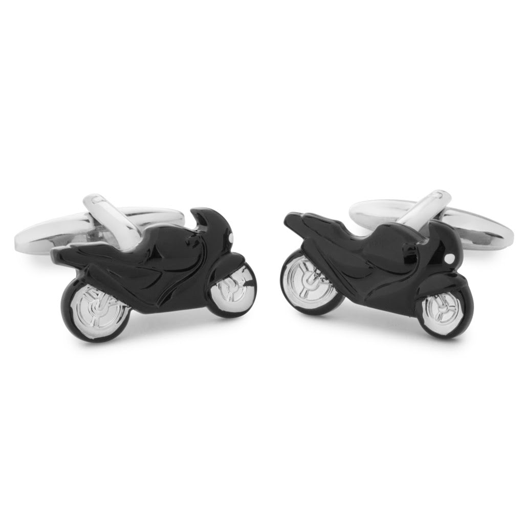 Gemelli motocicletta nera Monsieur