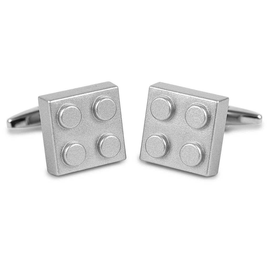 Gemelli mattoncino lego argento Monsieur