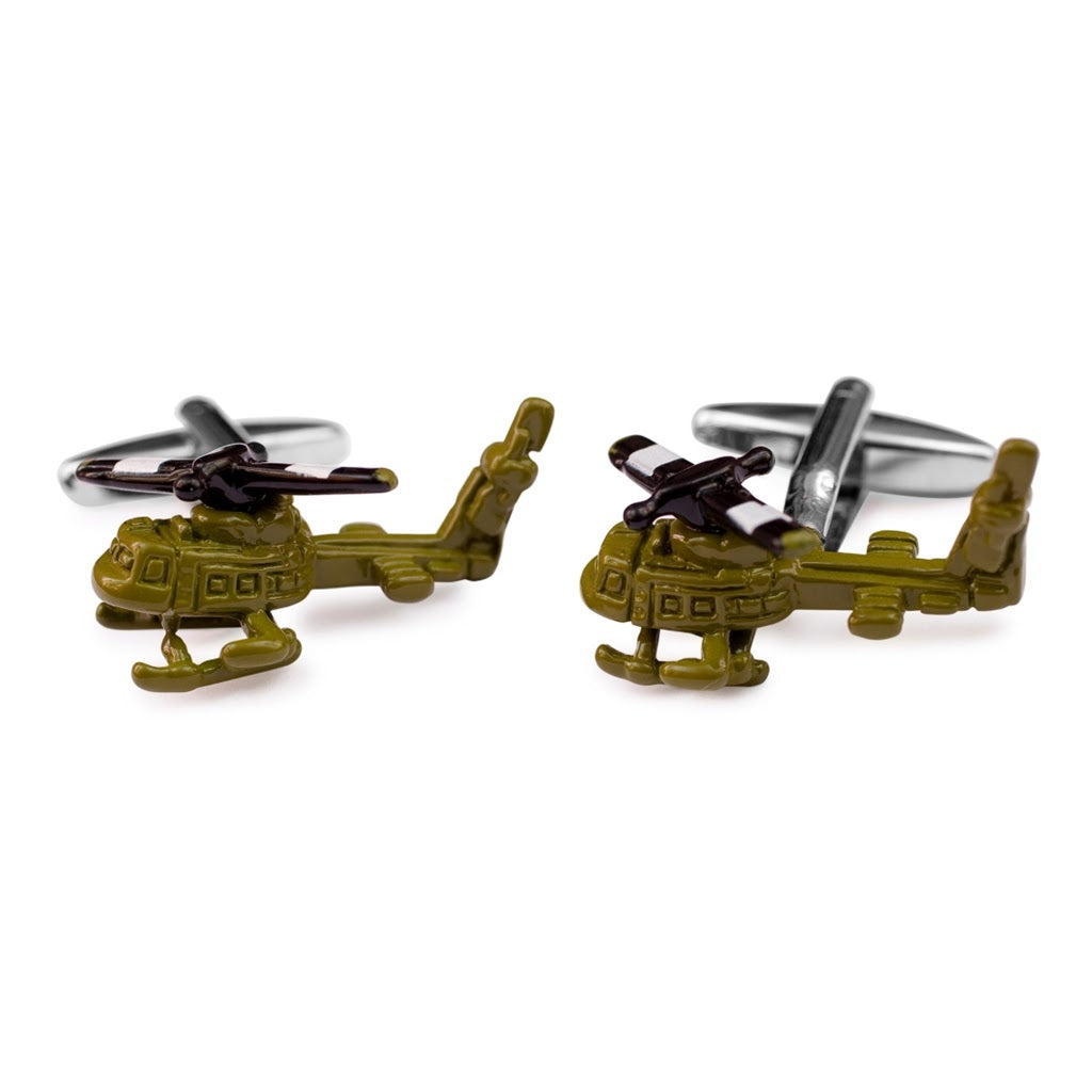 Gemelli elicottero verde militare Monsieur