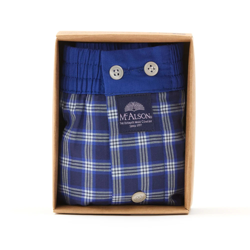 Boxer tartan navy McAlson