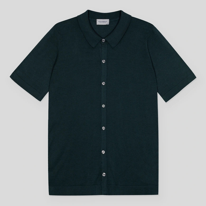 Camicia Folke manica corta Rainforest John Smedley