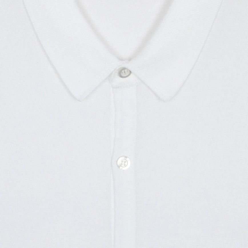 Camicia Folke manica corta bianca John Smedley