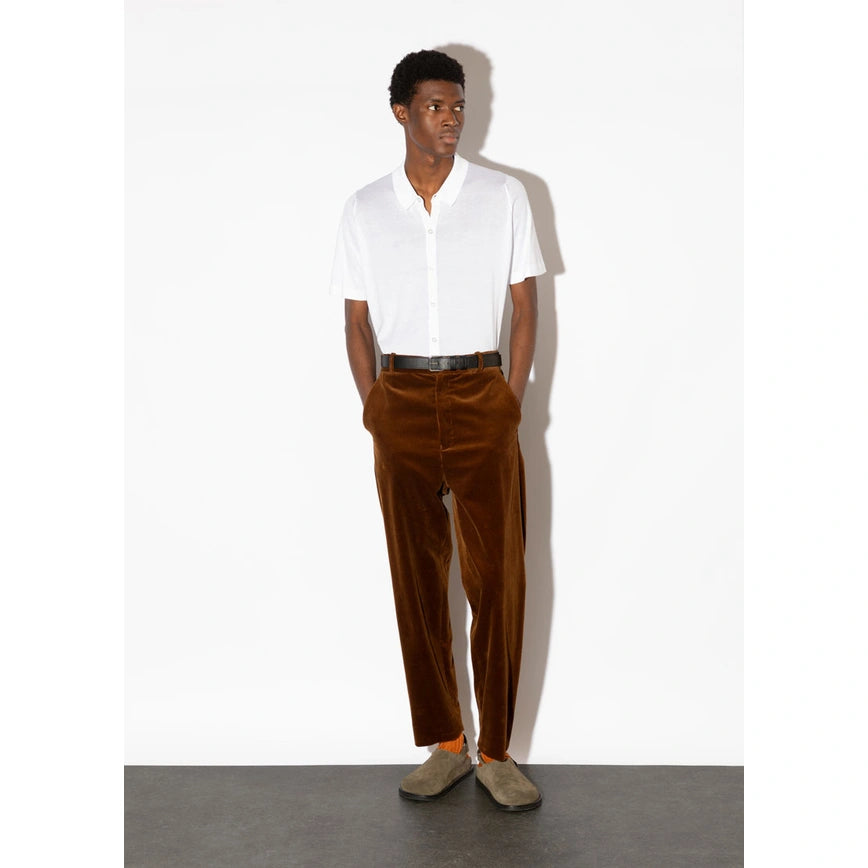 Camicia Folke manica corta bianca John Smedley