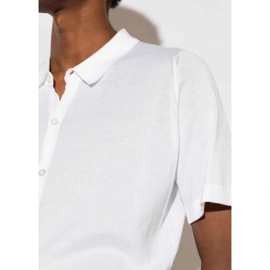 Camicia Folke manica corta bianca John Smedley
