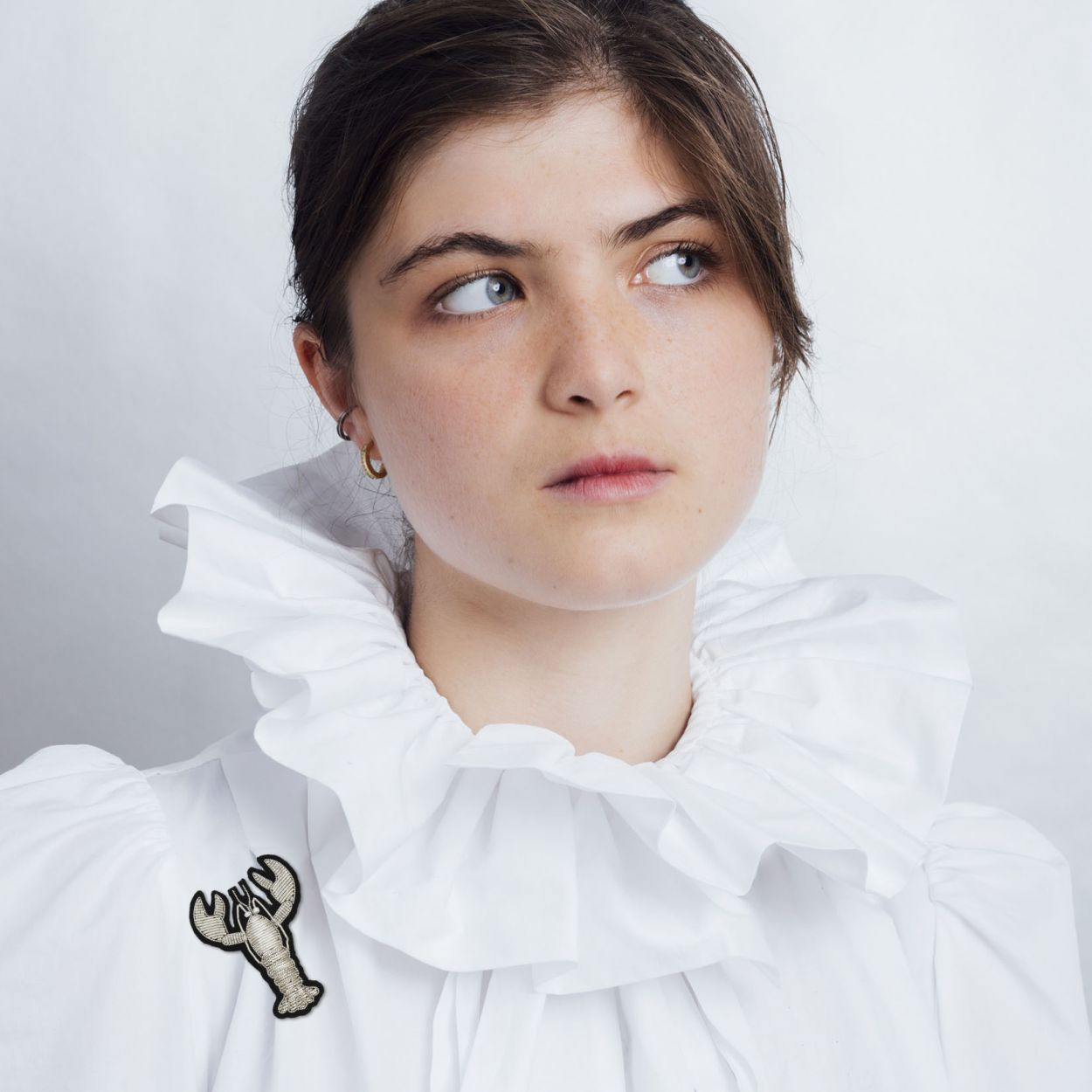 Spilla lobster silver Macon & Lesquoy