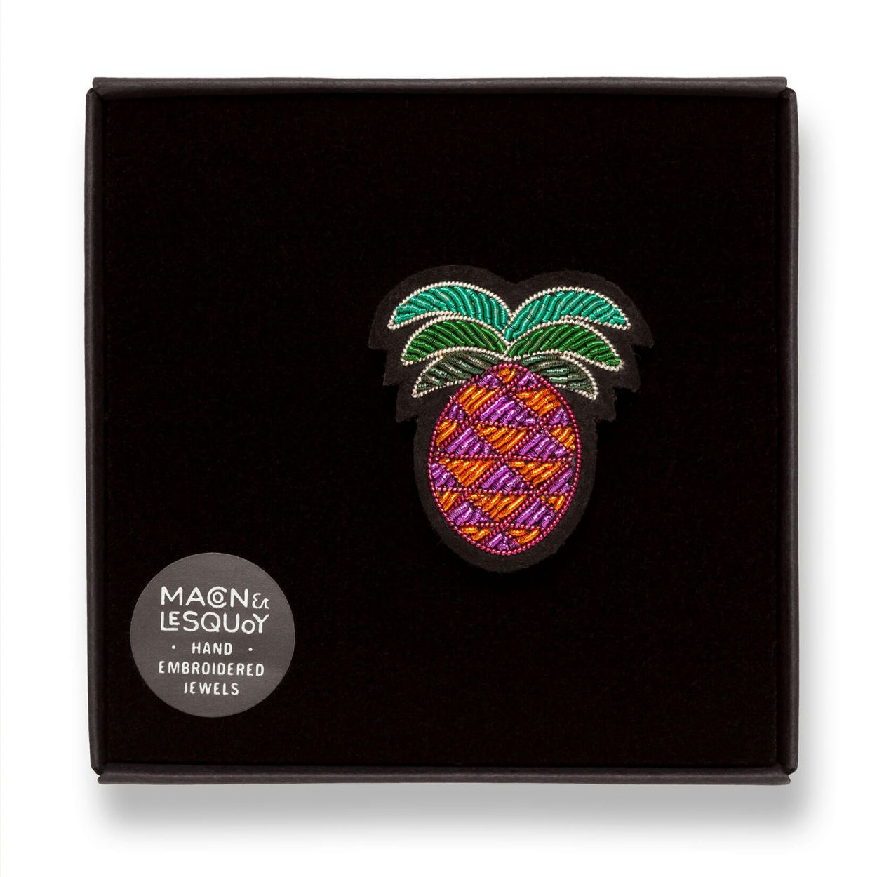 Spilla ananas multicolor Macon & Lesquoy