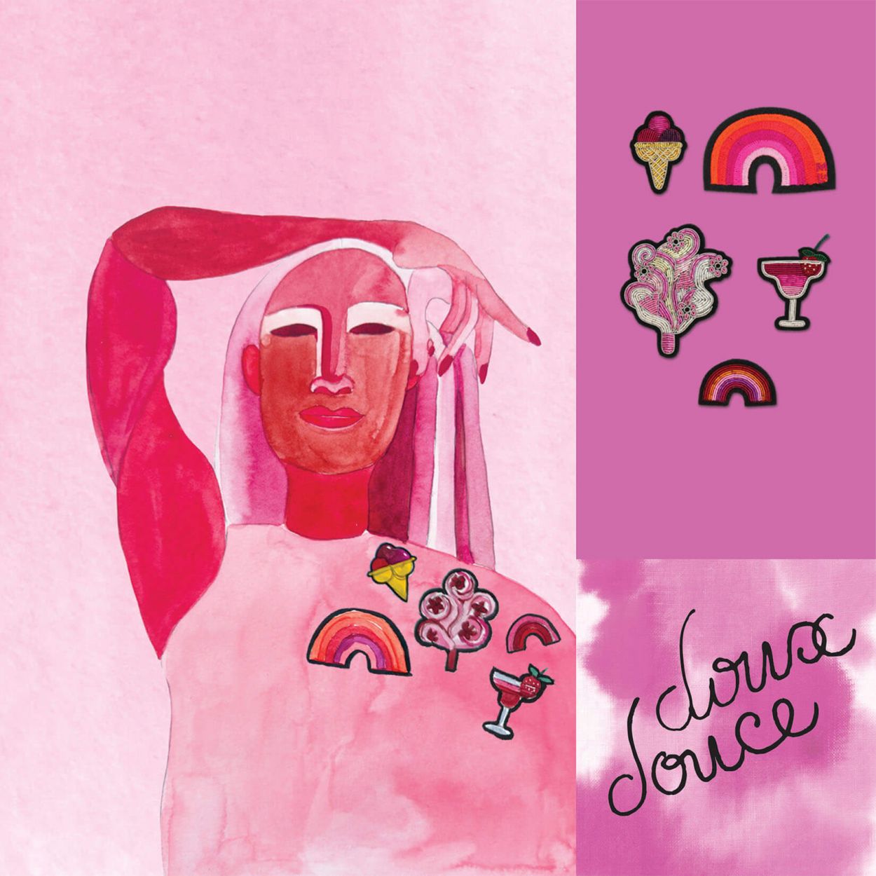 Spilla Love on the beach cocktail Macon & Lesquoy