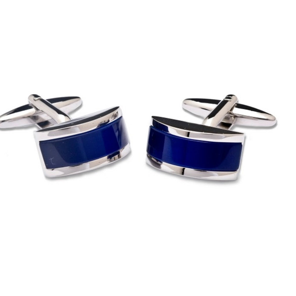 Gemelli rettangolari pietra bluette Monsieur