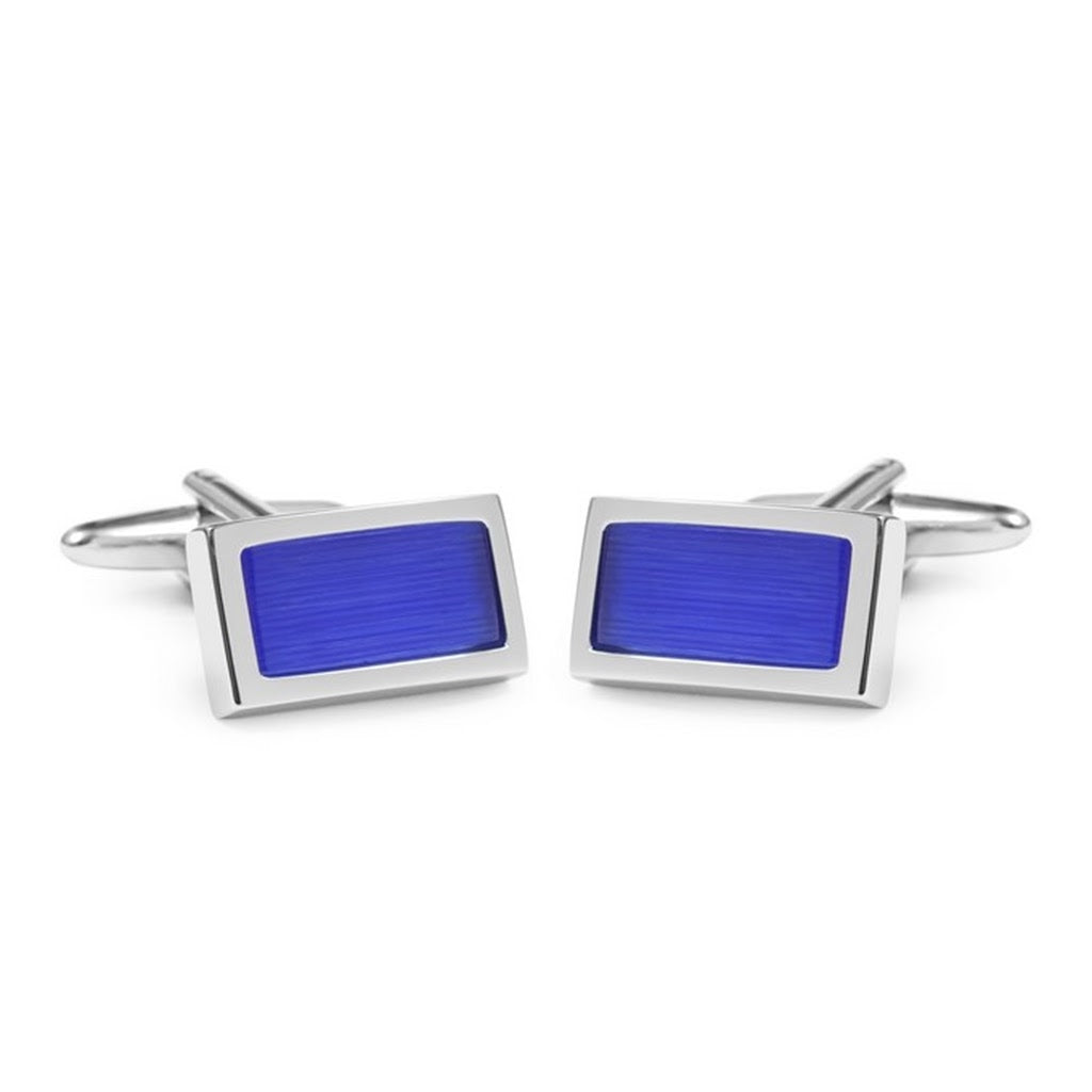 Gemelli rettangolari pietra bluette Monsieur