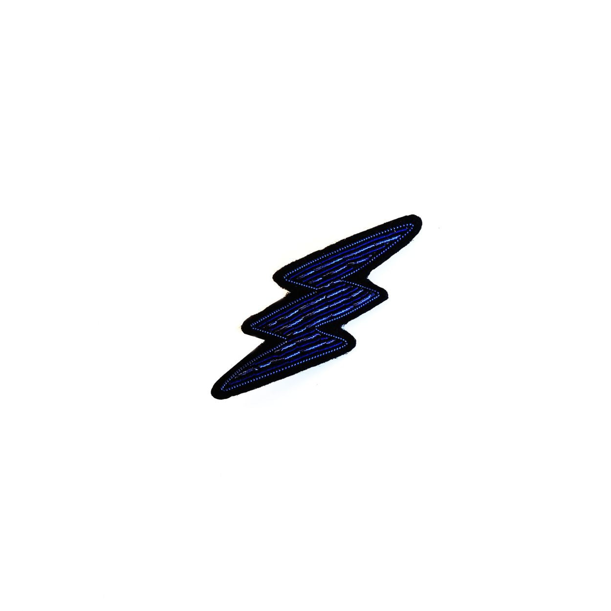 Spilla fulmine blu Macon & Lesquoy