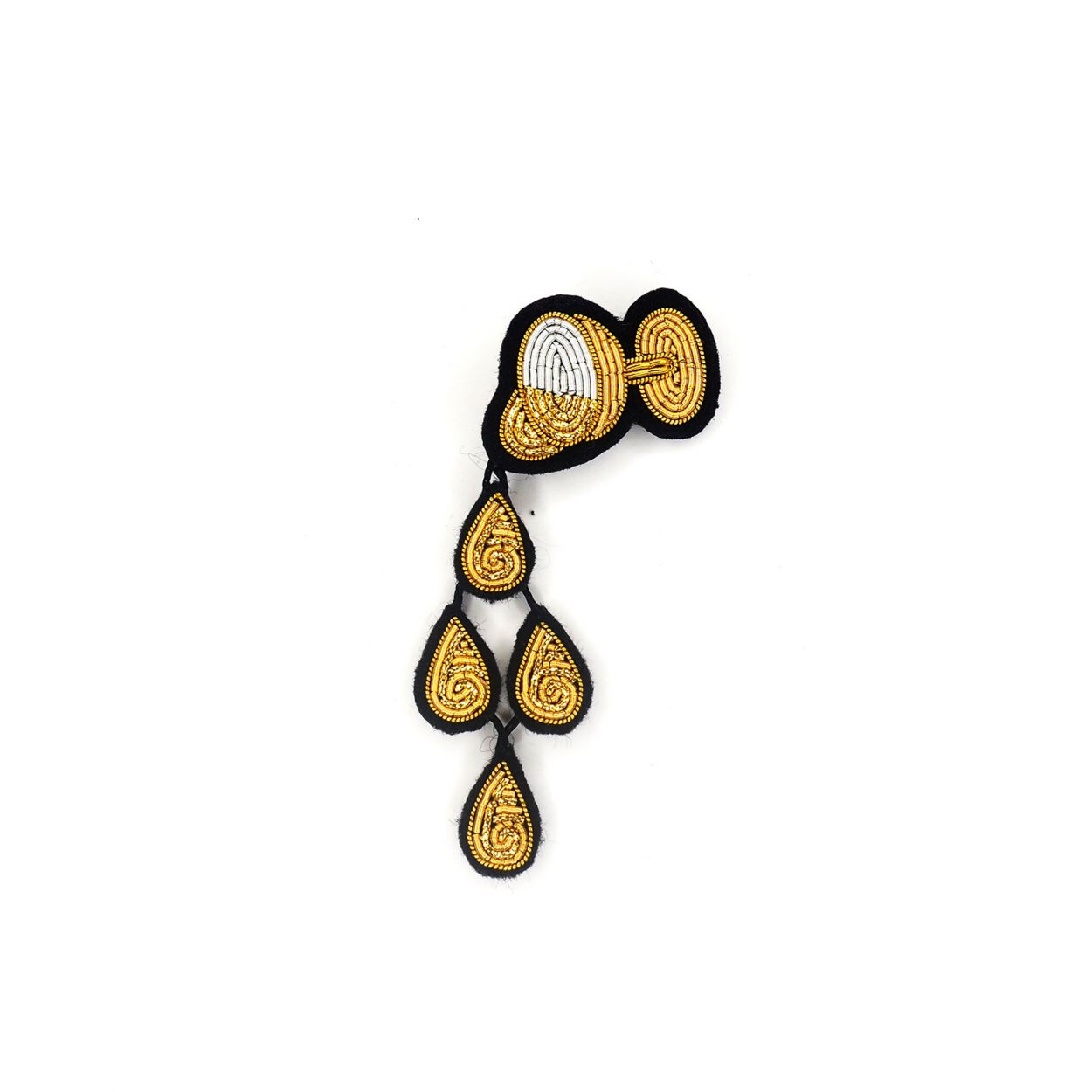 Spilla champagne rain Macon & Lesquoy