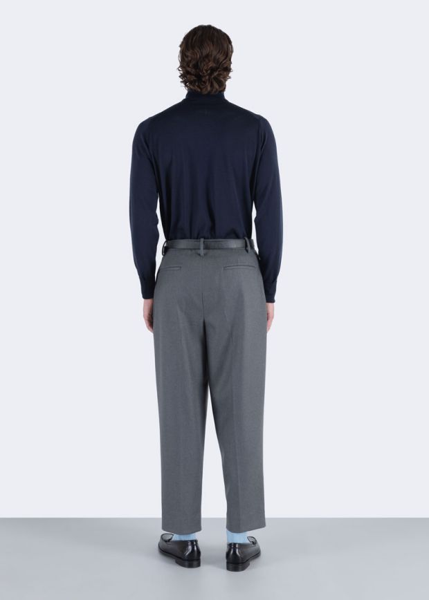 Collo alto Richards lana Midnight John Smedley