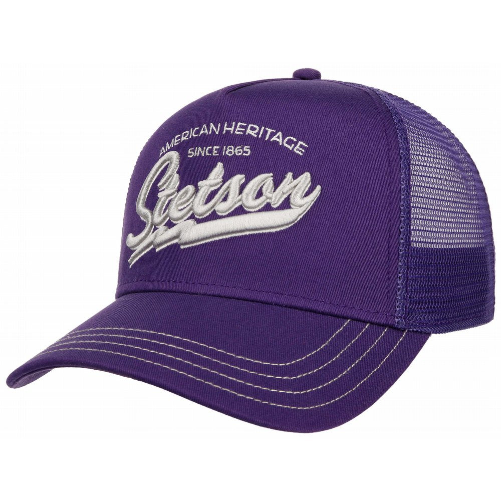 Cappellino Trucker American Heritage viola Stetson