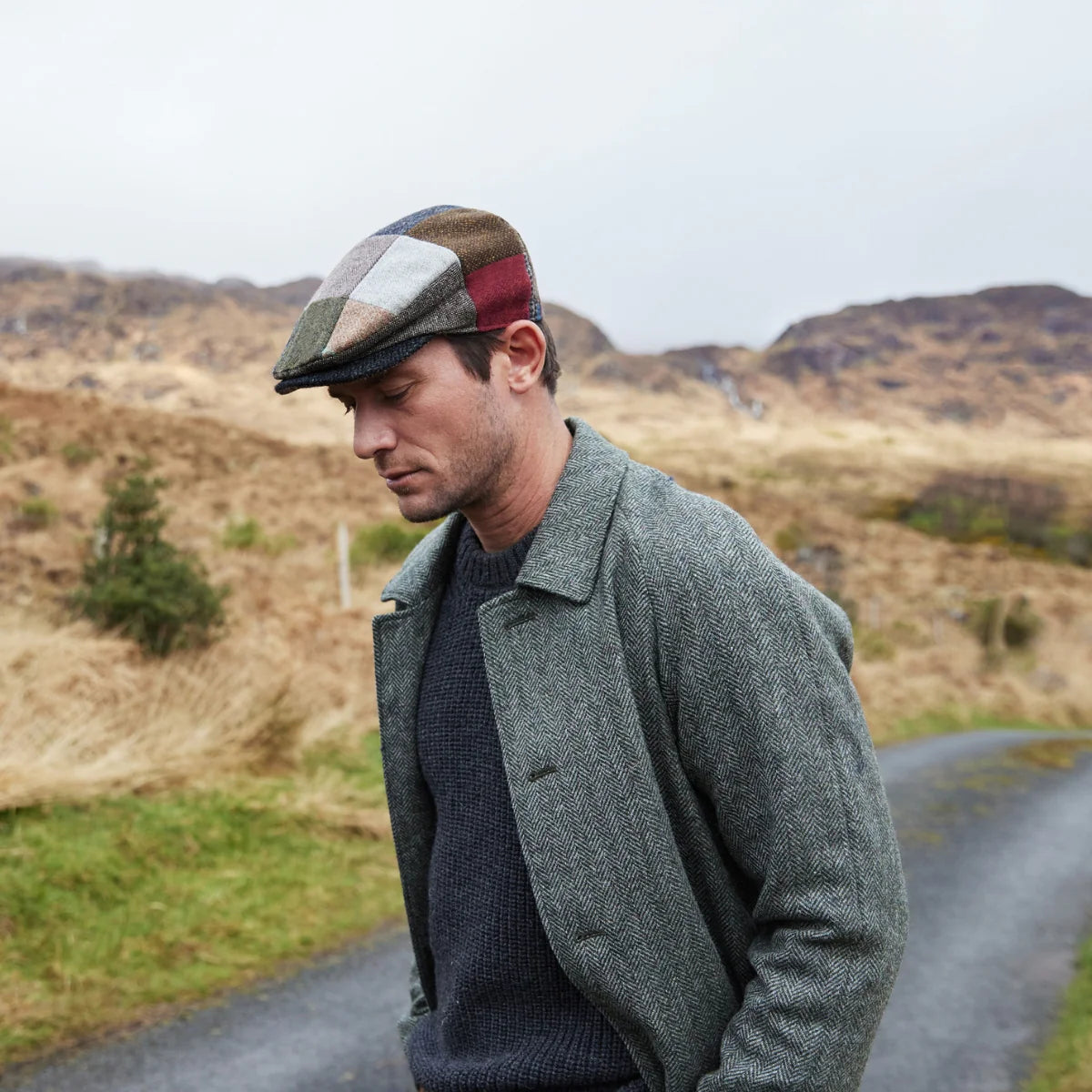 Coppola vintage patchwork tweed Hanna Hats