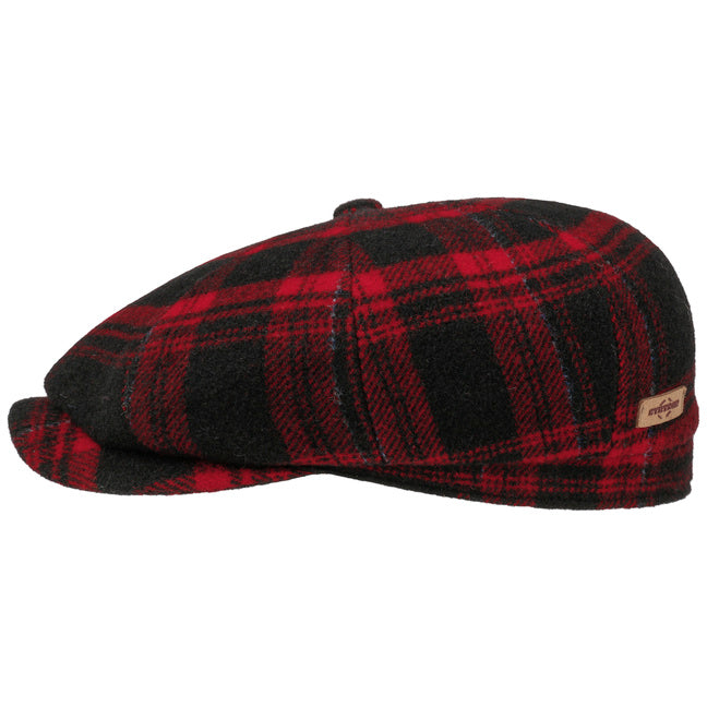 Coppola Hatteras plaid check rossa Stetson