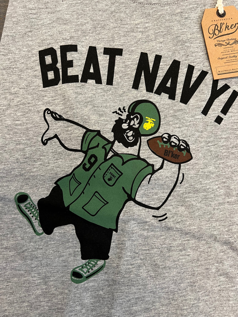T-shirt cotone "Beat Navy!" BL'KER