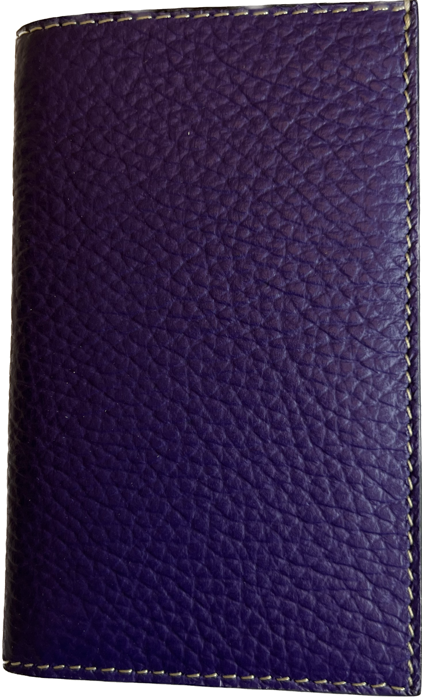 Mini portafoglio pelle viola Monsieur