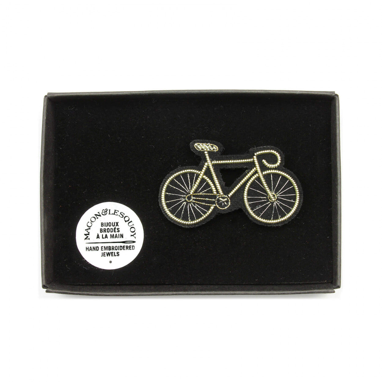 Spilla bicicletta silver Macon & Lesquoy