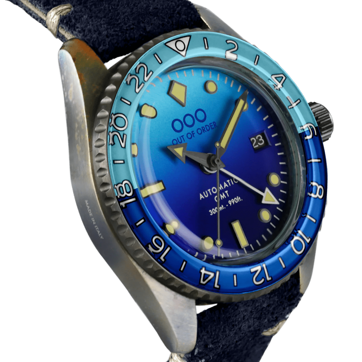 Bomba blu Automatic GMT OUT OF ORDER - MONSIEUR