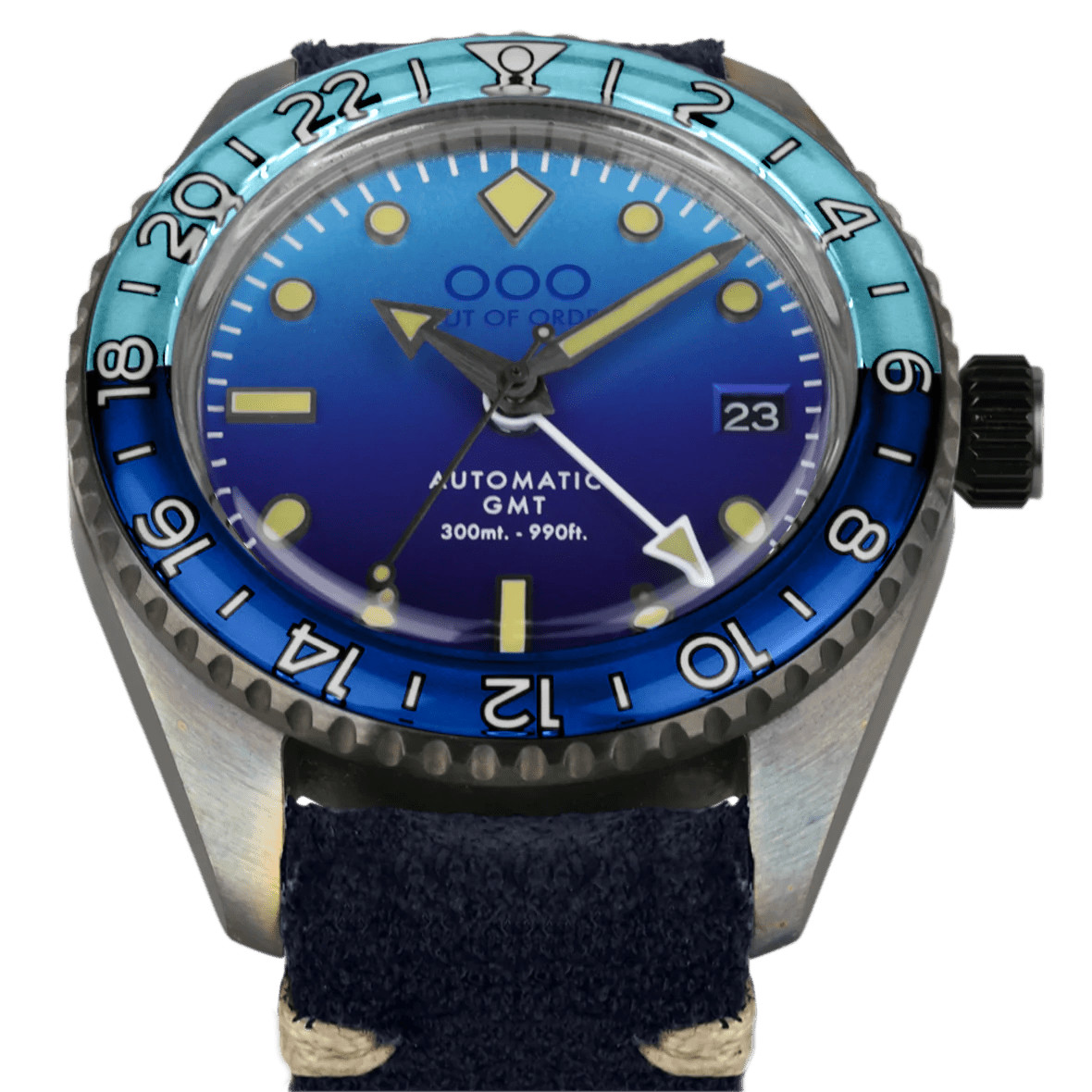 Bomba blu Automatic GMT OUT OF ORDER - MONSIEUR