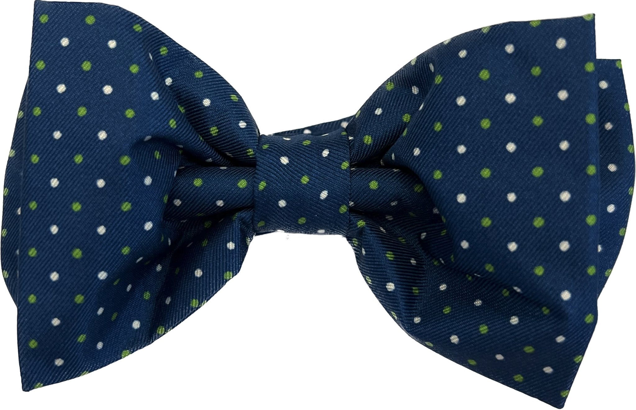 Bow tie seta blu chiaro multi pois Monsieur - MONSIEUR