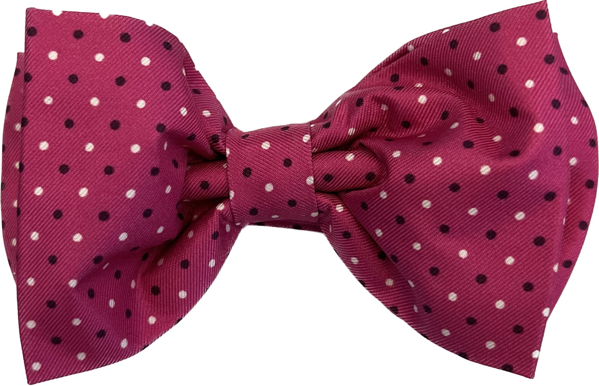 Bow tie seta fucsia multi pois Monsieur - MONSIEUR