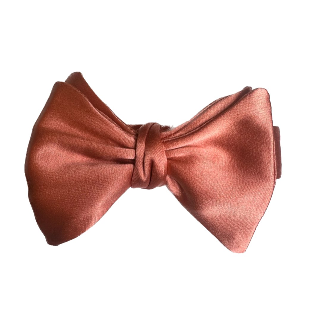 Bow tie tinta unita rosa seta Le Loir En Papillon - MONSIEUR