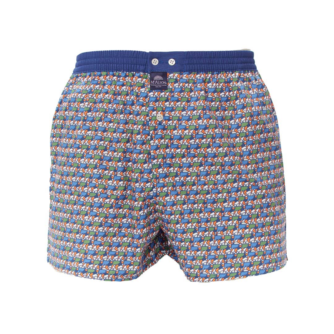 Boxer ciclisti blue McAlson - MONSIEUR