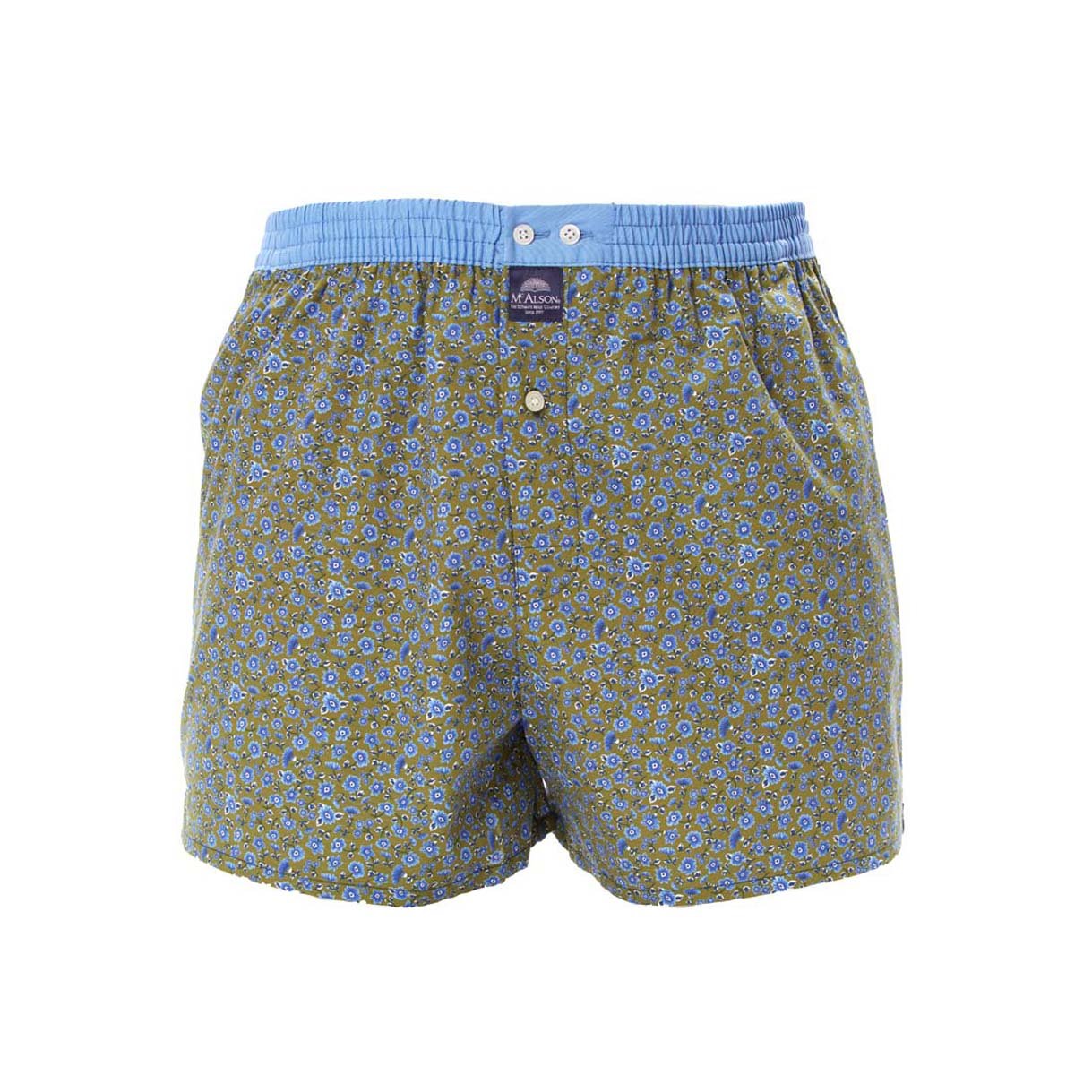 Boxer fiorellino verde McAlson - MONSIEUR