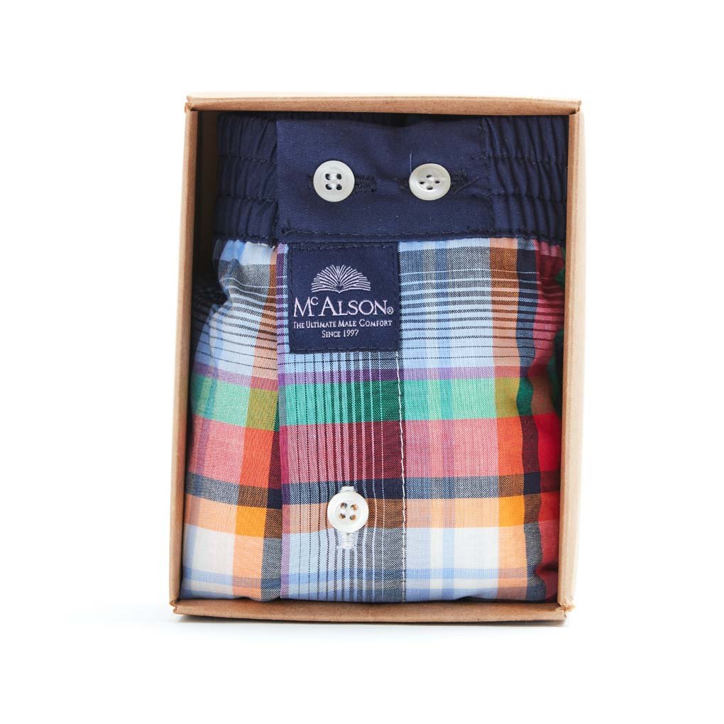 Boxer tartan multicolor McAlson - MONSIEUR