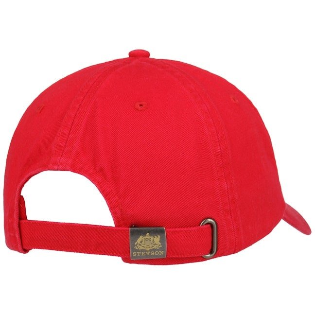 Cappellino da baseball rosso Stetson - MONSIEUR
