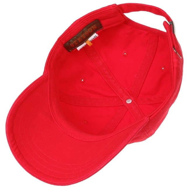 Cappellino da baseball rosso Stetson - MONSIEUR