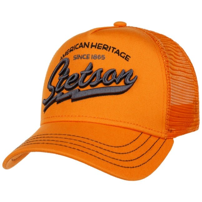 Cappellino Trucker American Heritage arancione Stetson - MONSIEUR