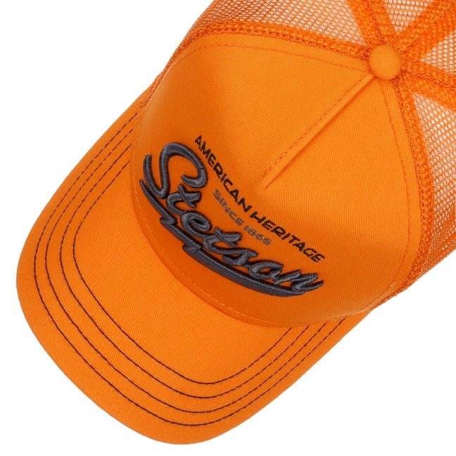 Cappellino Trucker American Heritage arancione Stetson - MONSIEUR