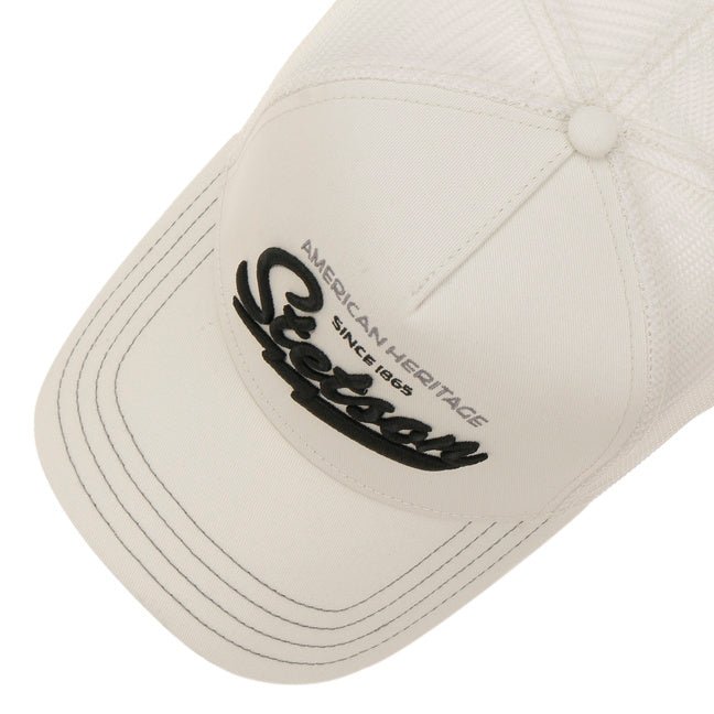 Cappellino Trucker American Heritage bianco crema Stetson - MONSIEUR