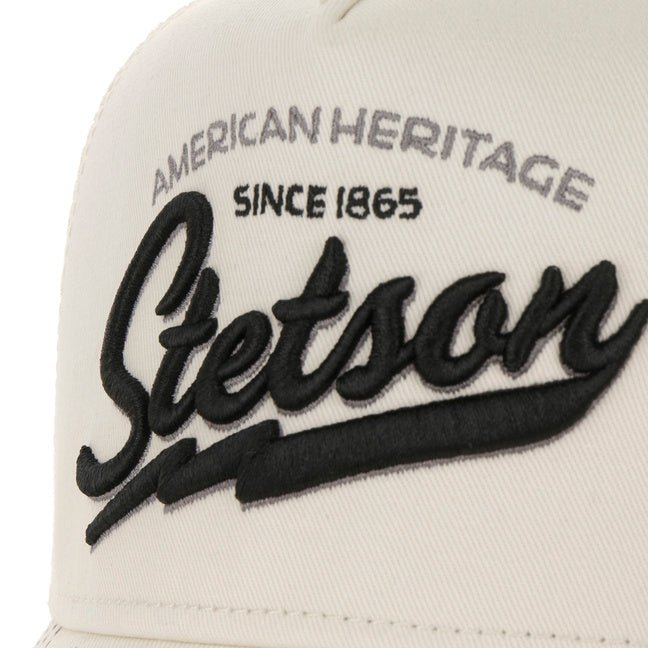 Cappellino Trucker American Heritage bianco crema Stetson - MONSIEUR