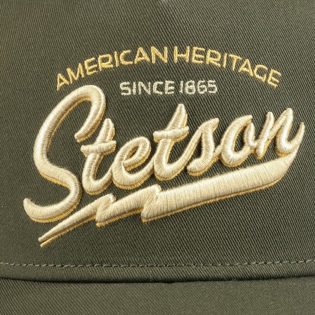 Cappellino Trucker American Heritage verde oliva Stetson - MONSIEUR