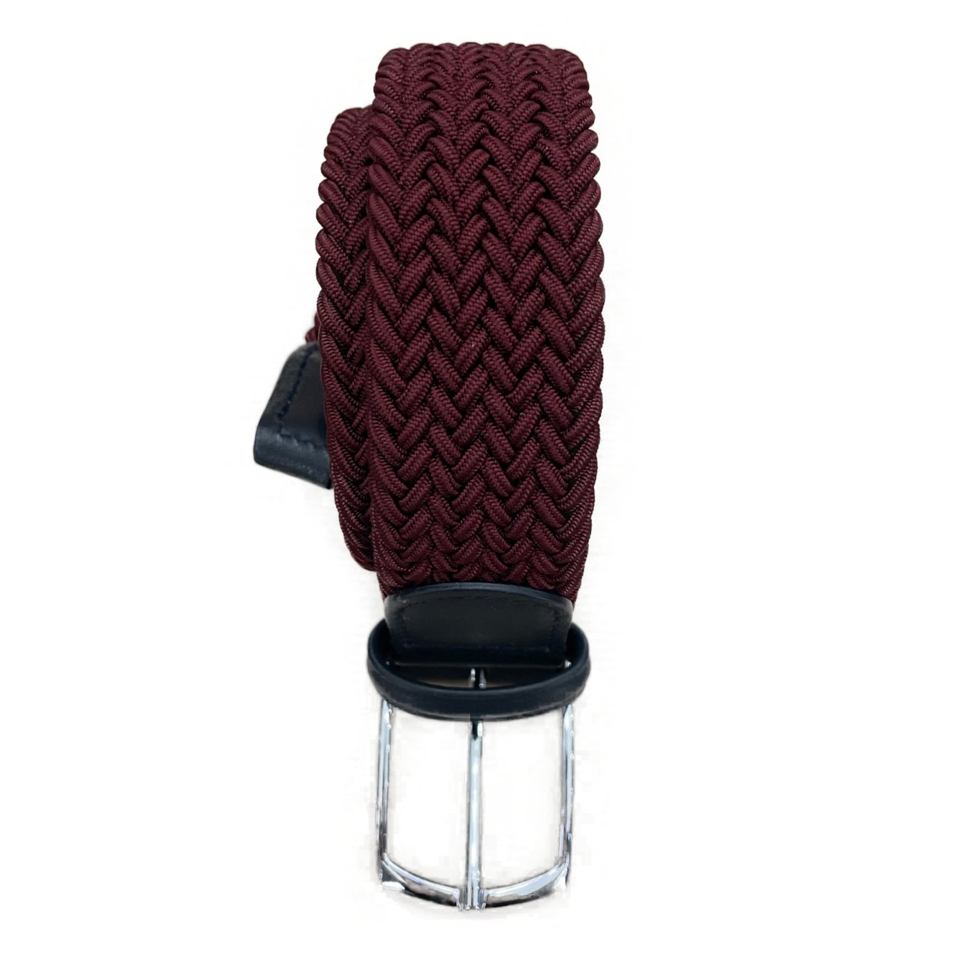 Cintura elasticizzata bordeaux rifinita blu Monsieur - MONSIEUR
