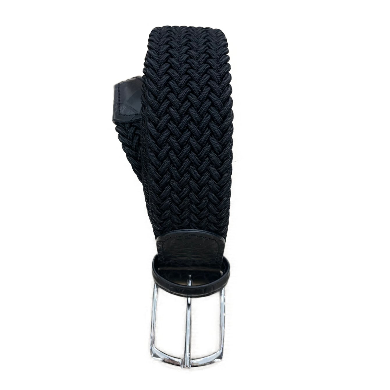 Cintura elasticizzata nera rifinita cocco nero Monsieur - MONSIEUR