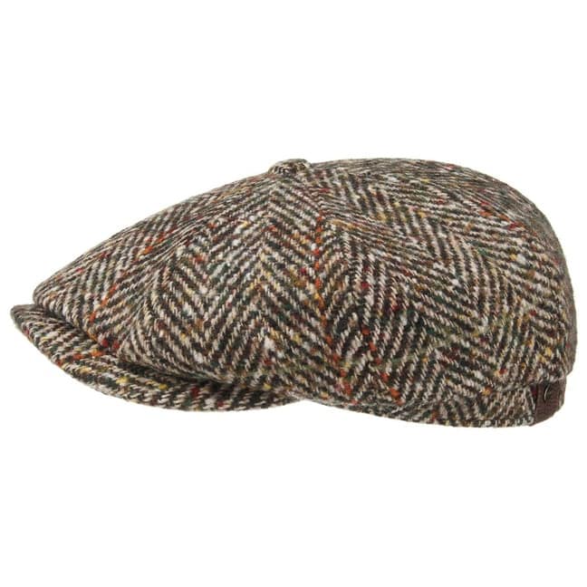 Coppola Hatteras Herringbone beige verde Stetson - MONSIEUR