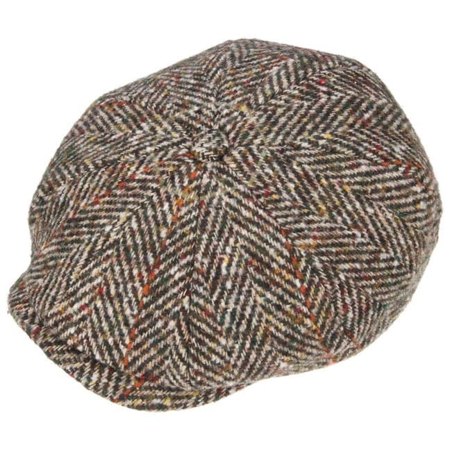 Coppola Hatteras Herringbone beige verde Stetson - MONSIEUR