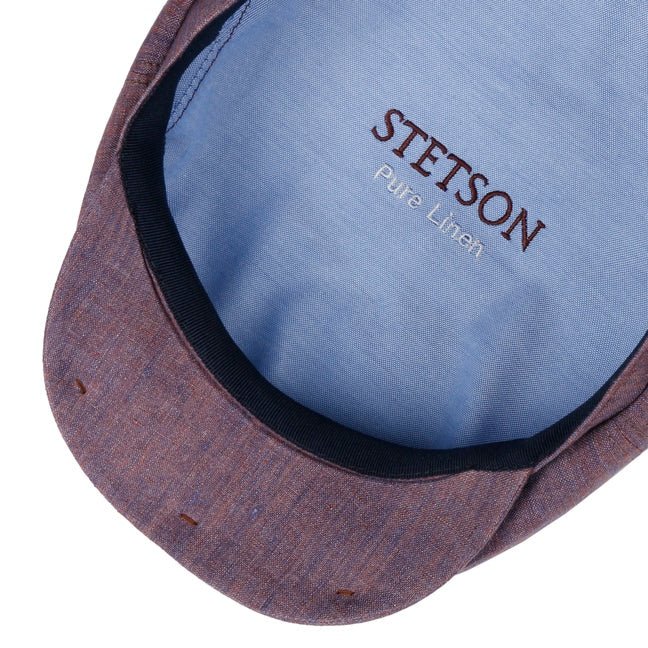 Coppola Hatteras lino prugna Stetson - MONSIEUR