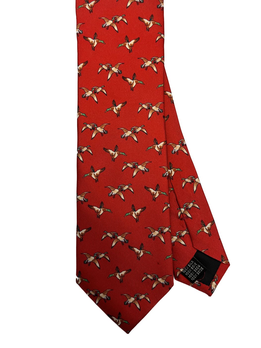 Cravatta seta anatre rossa Monsieur - MONSIEUR
